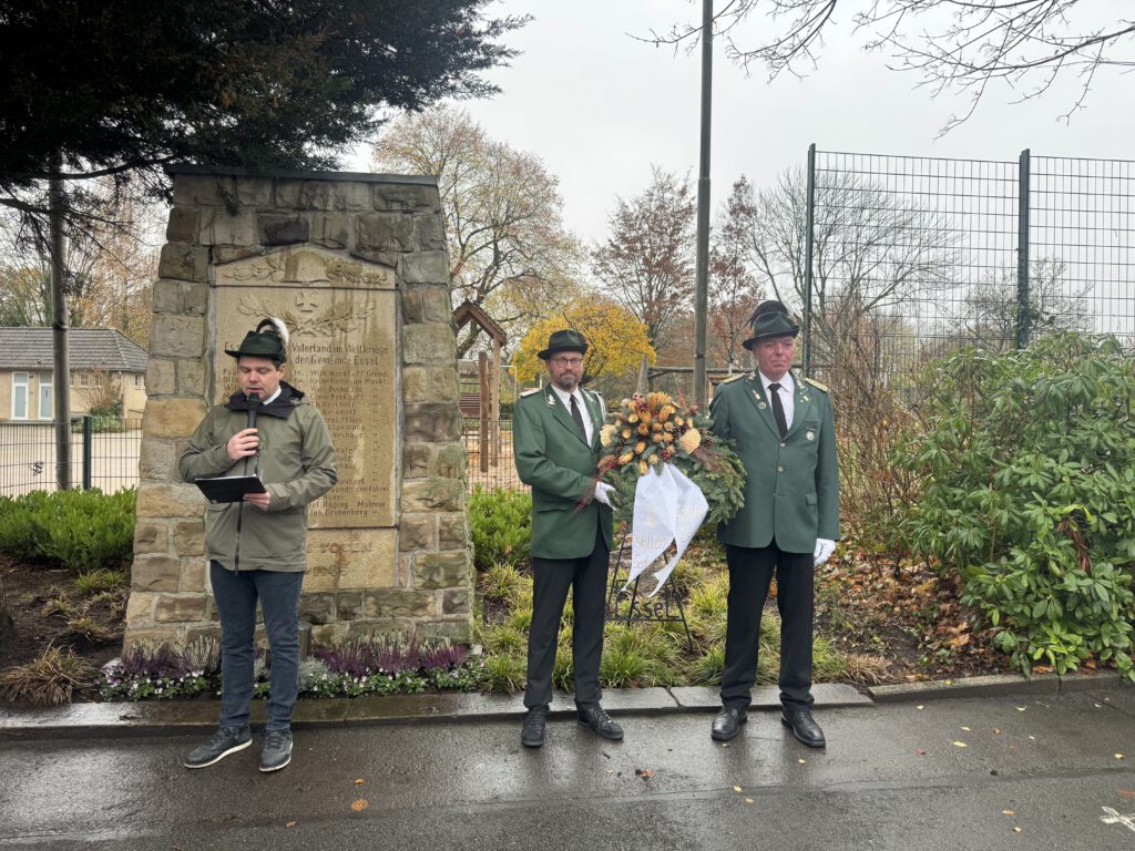 Kranzniederlegung am Volkstrauertag